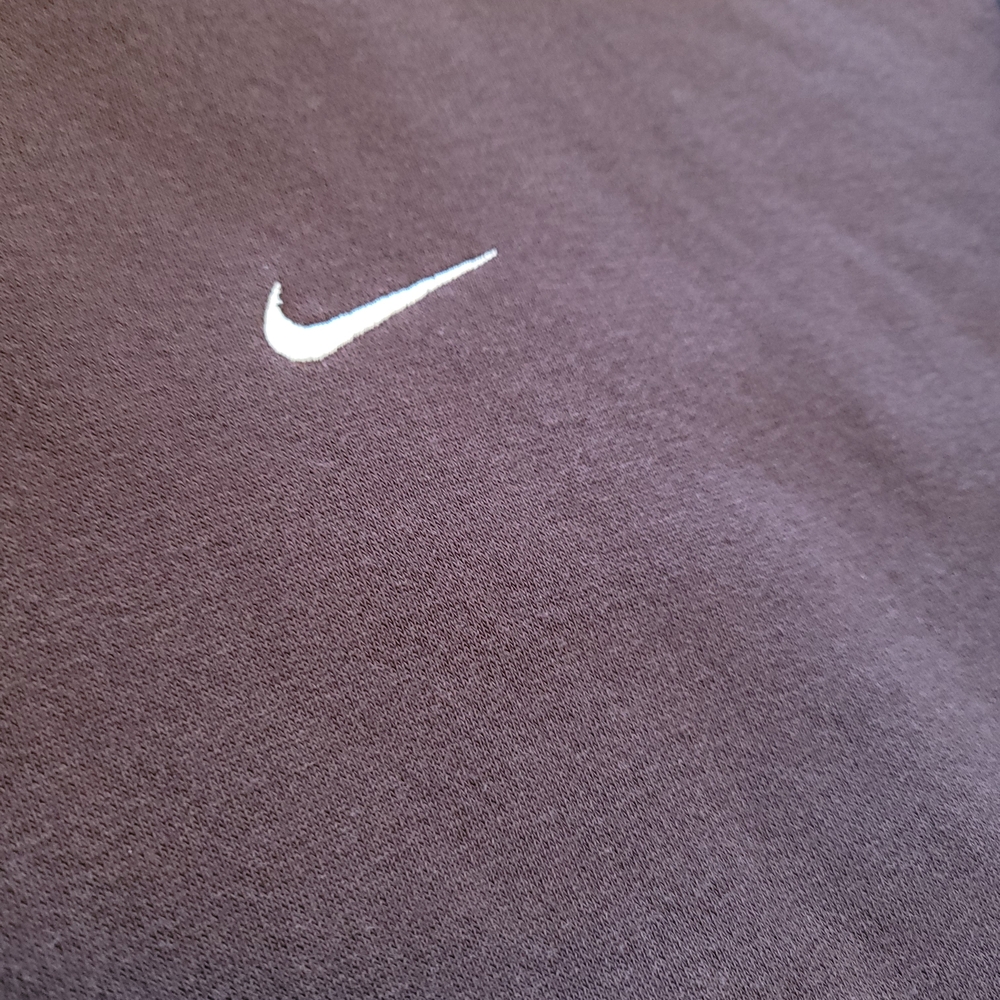 Nike Full Zip Hoodie Men's XL Vintage FA10 Logo Sweatshirt Streetwear Brown - Picture 4 of 8